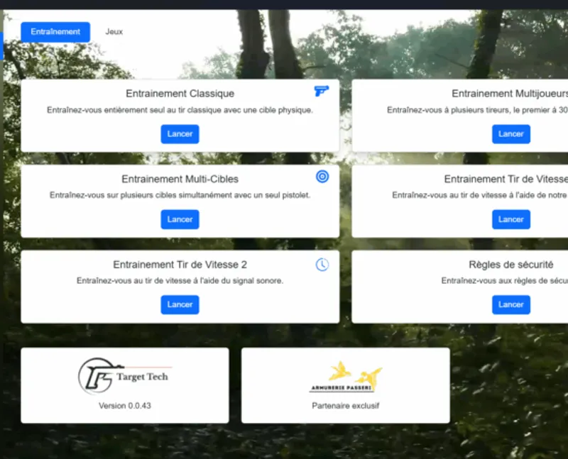 Capture d’écran du site Target Tech