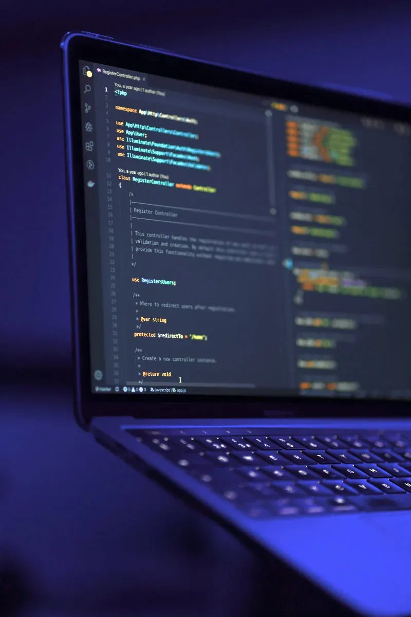 Mockup d’une application web Laravel