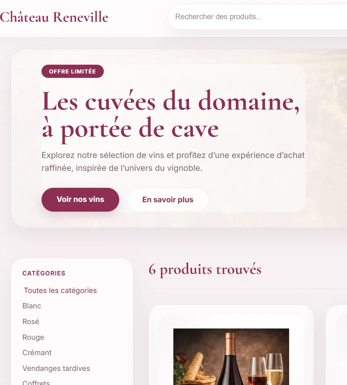 Mockup d’une boutique e-commerce moderne